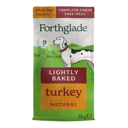 Lightly baked dog food
