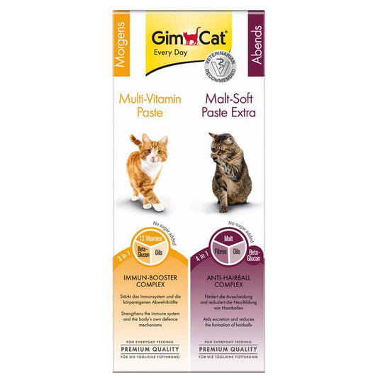Dual pack cat supplements