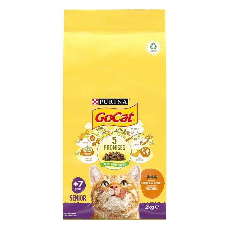 Senior dry food by Go-Cat