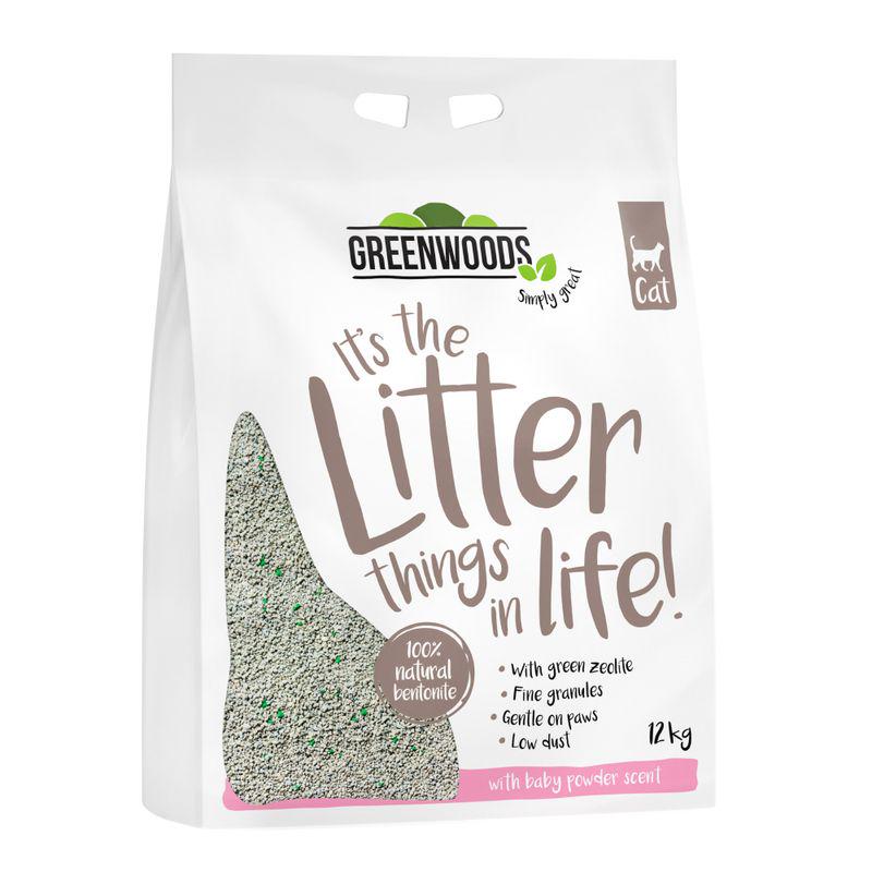 Natural clumping litter