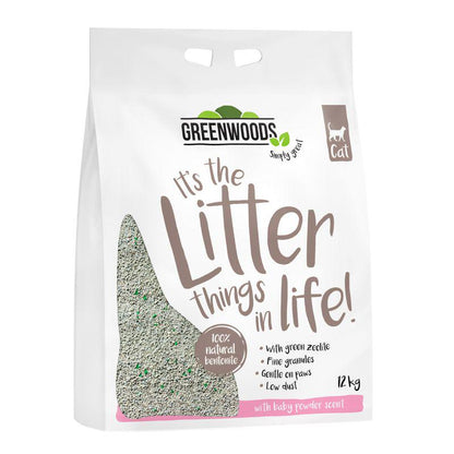 Natural clumping litter