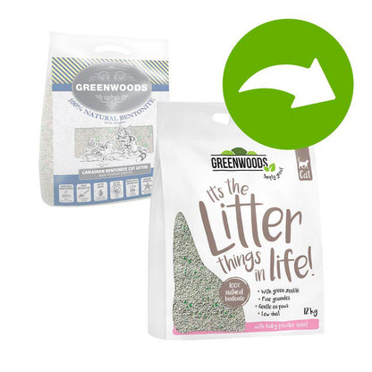 Greenwoods cat litter