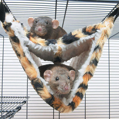 Fake fur cat hammock