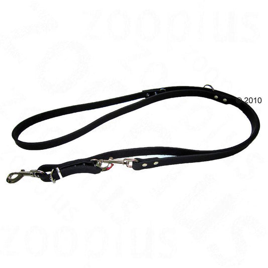 Riveted black leash