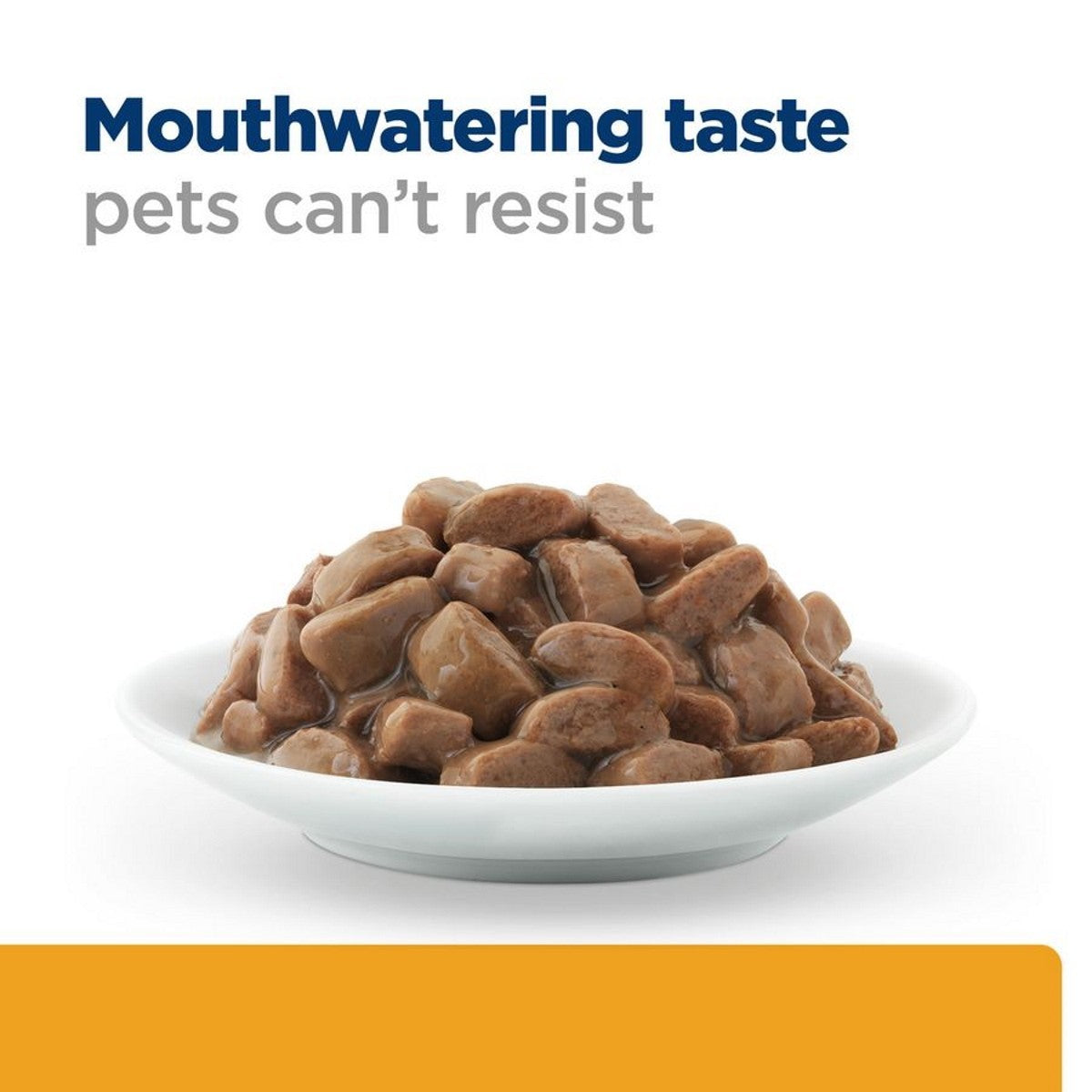 Hill’s c/d wet pouch food on plate