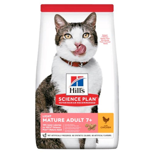 Mature adult chicken kibble