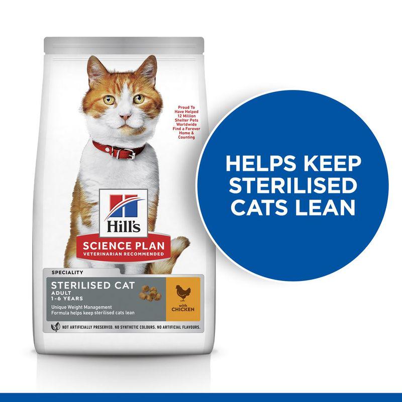 Hill's Science Plan Sterilised Cat Young Adult Chicken