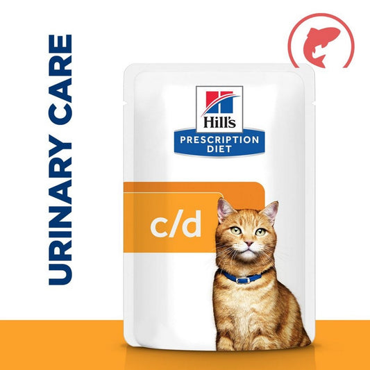 Hill’s c/d wet food pouch for cats