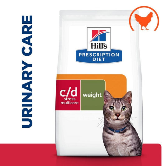 Hill’s c/d Stress + Metabolic cat food bag
