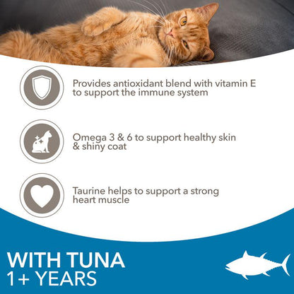 Balanced tuna cat kibble