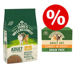 Load image into Gallery viewer, James Wellbeloved Dry Cat Food+James Wellbeloved Wet Cat Food-Bundle Price!*
