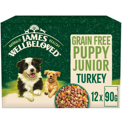 Grain free puppy food pouches