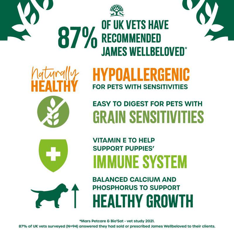 Puppy food grain free pouch