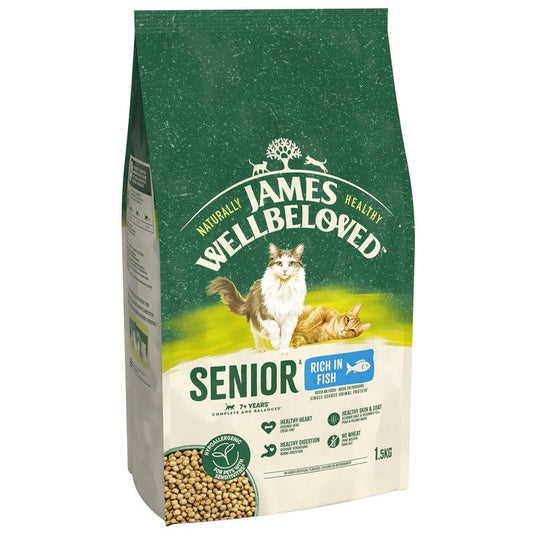 James Wellbeloved senior cat food