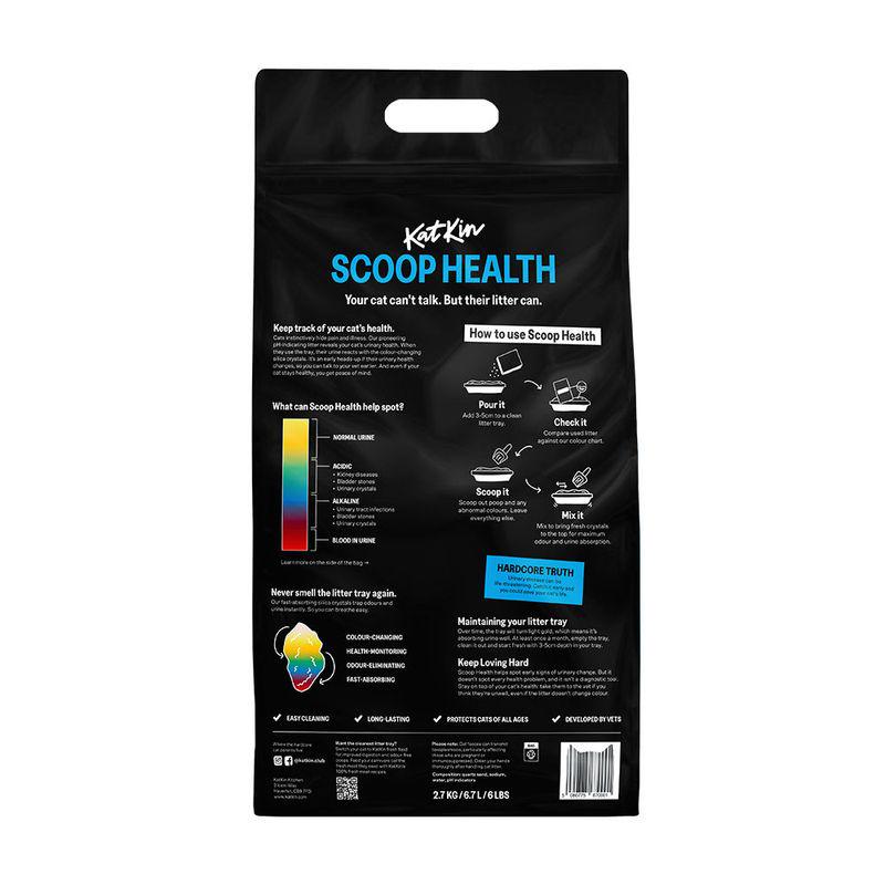 Odor control scoop litter