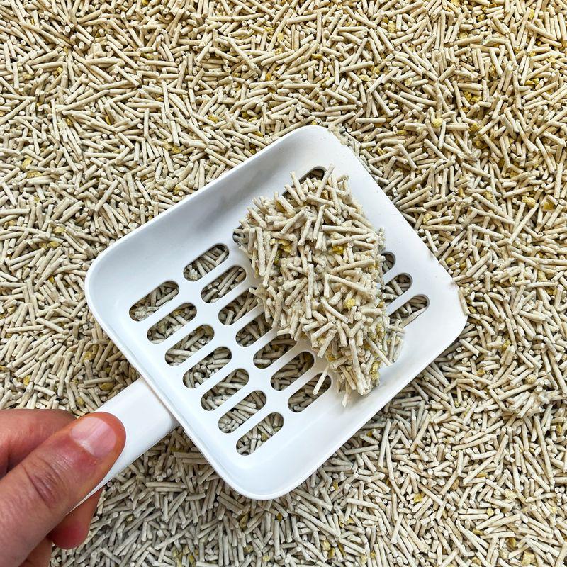 Biodegradable litter for cats