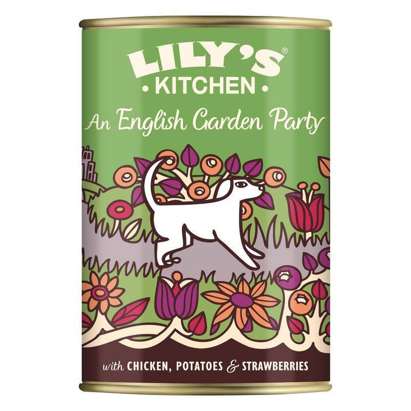 English garden dog food