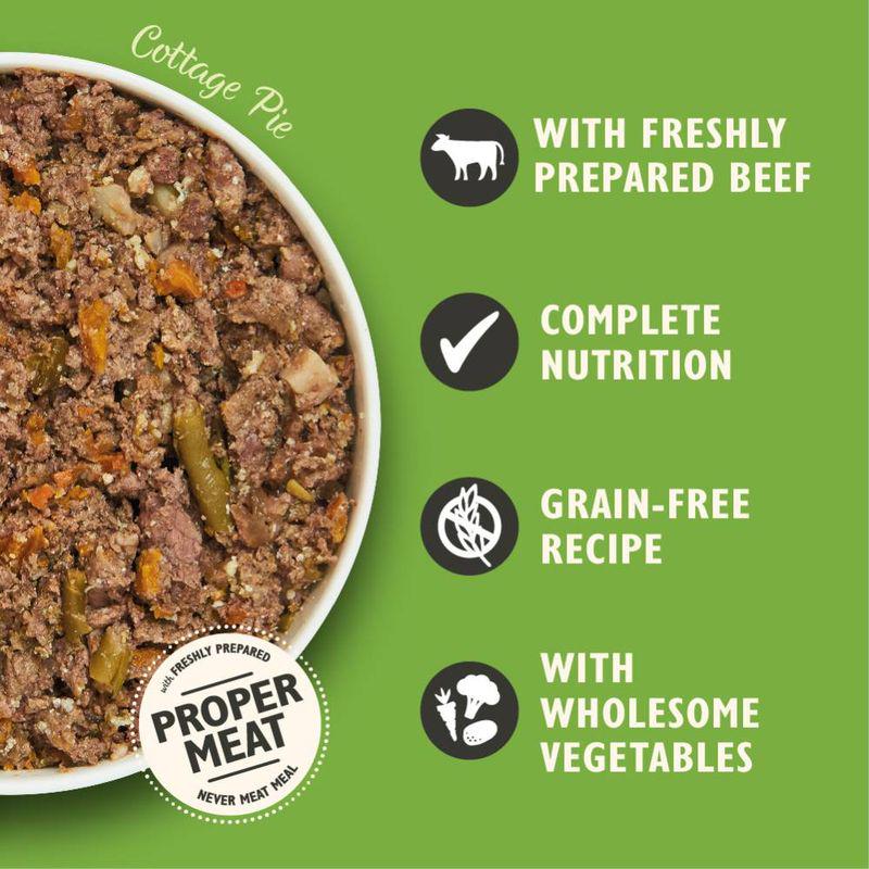 Hearty pie dog food