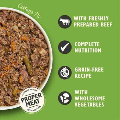 Hearty pie dog food