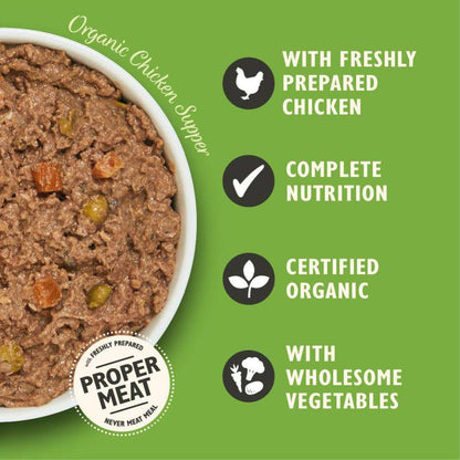 Organic dog food chicken