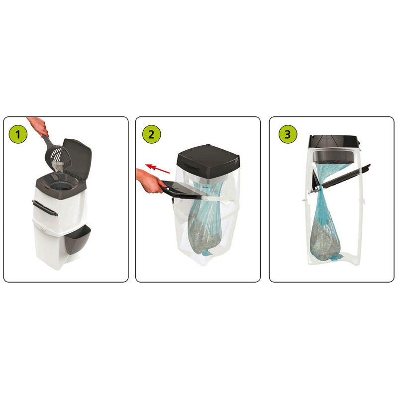 Trash bag refill cartridge