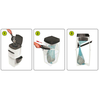 Trash bag refill cartridge