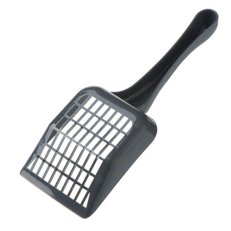 Cat tray scoop with handle grip
