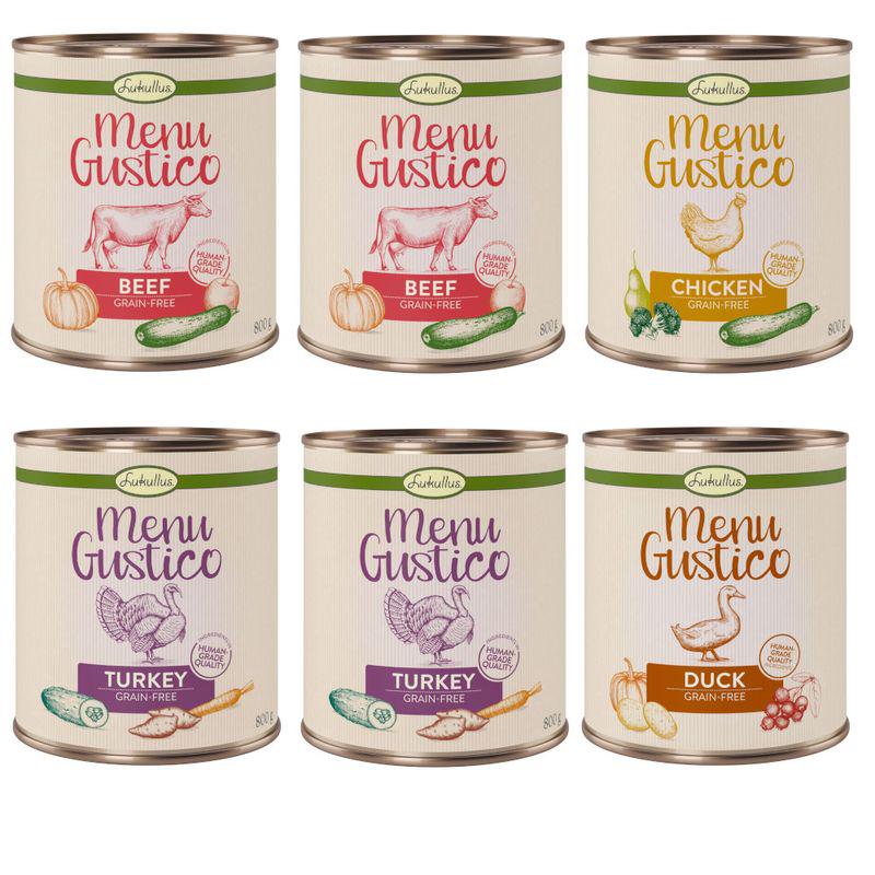 Natural dog food trial pack