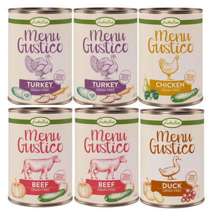 Gustico mixed dog food set