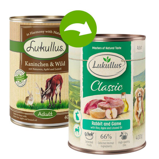 lukullus rabbit dog food