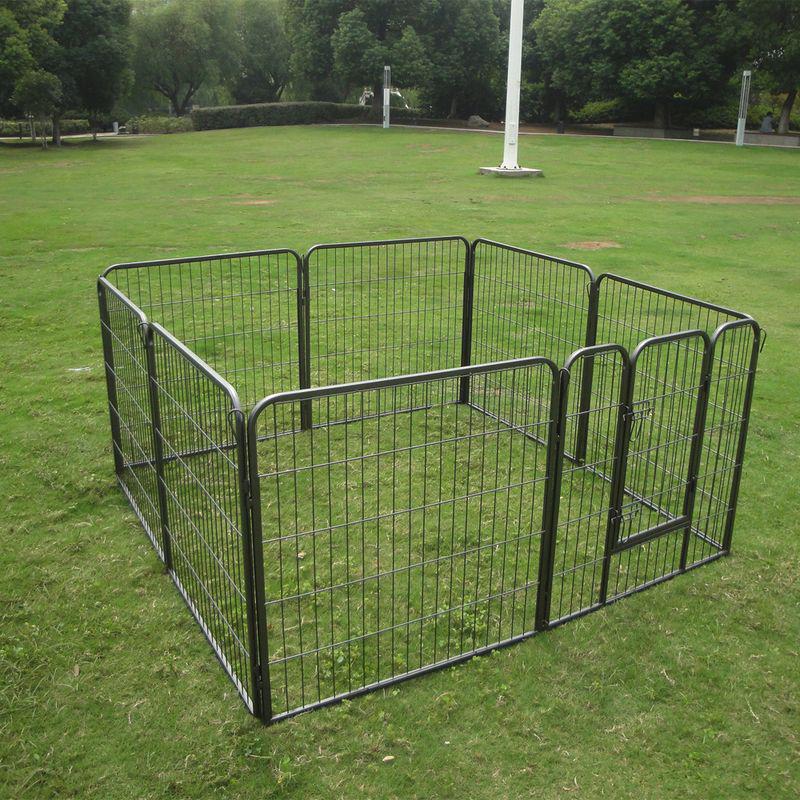 Metal run for puppies