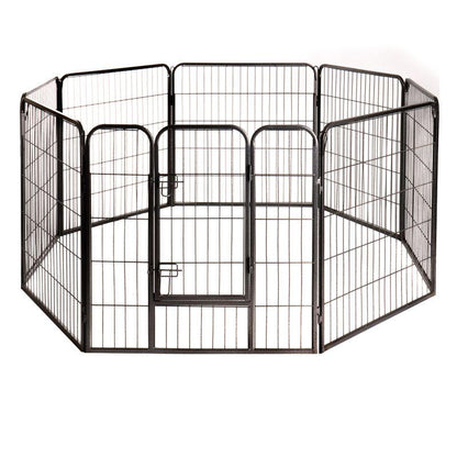 8-sided pet fence run