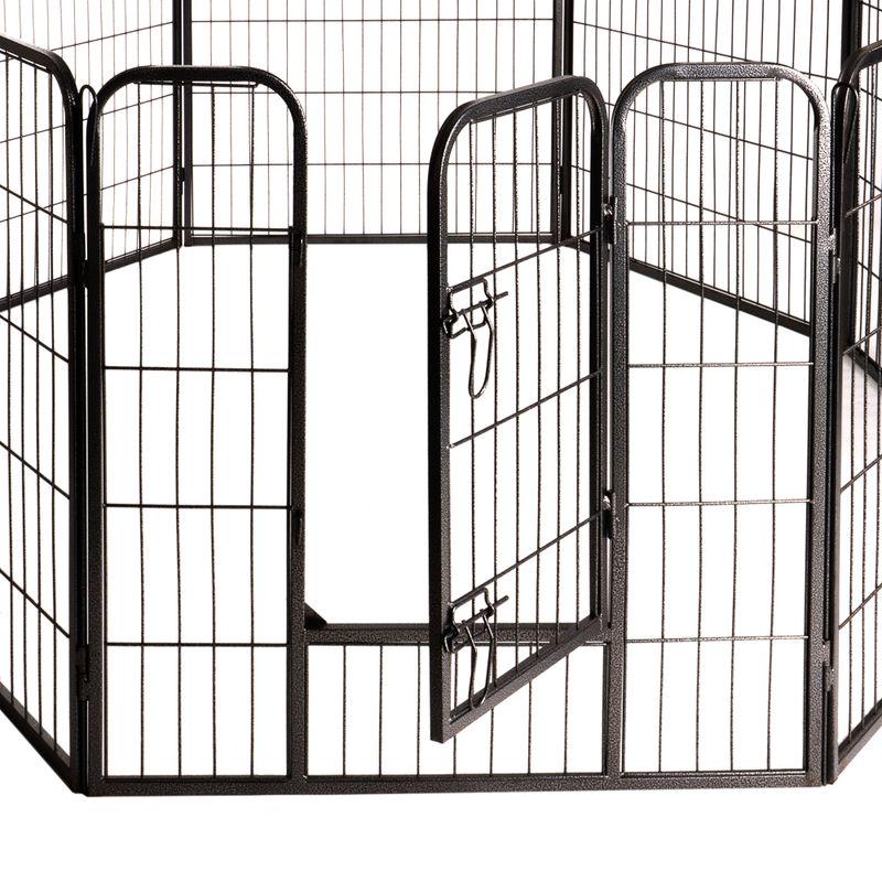 Puppy playpen metal fence