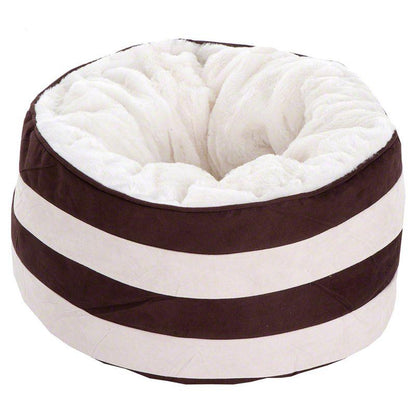 Enclosed pet snuggle bed