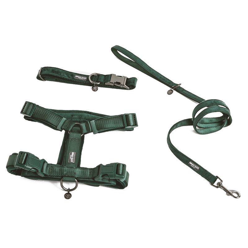 Luxury pet necklace in green