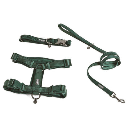 Luxury pet necklace in green