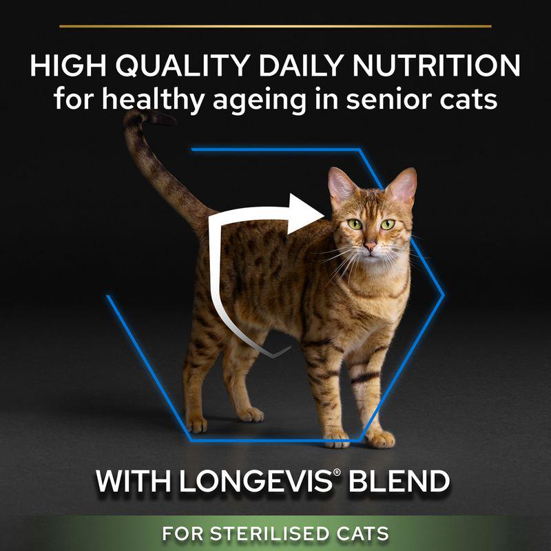 PURINA PRO PLAN Sterilised Senior 7+ Longevis - Turkey