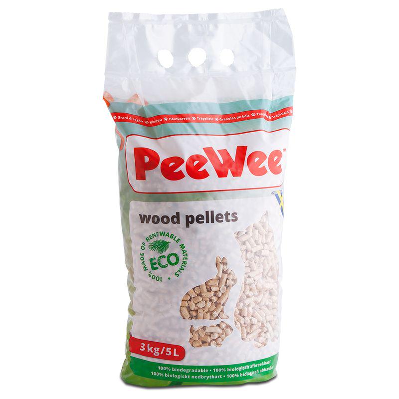 PeeWee Wood Pellets Cat Litter