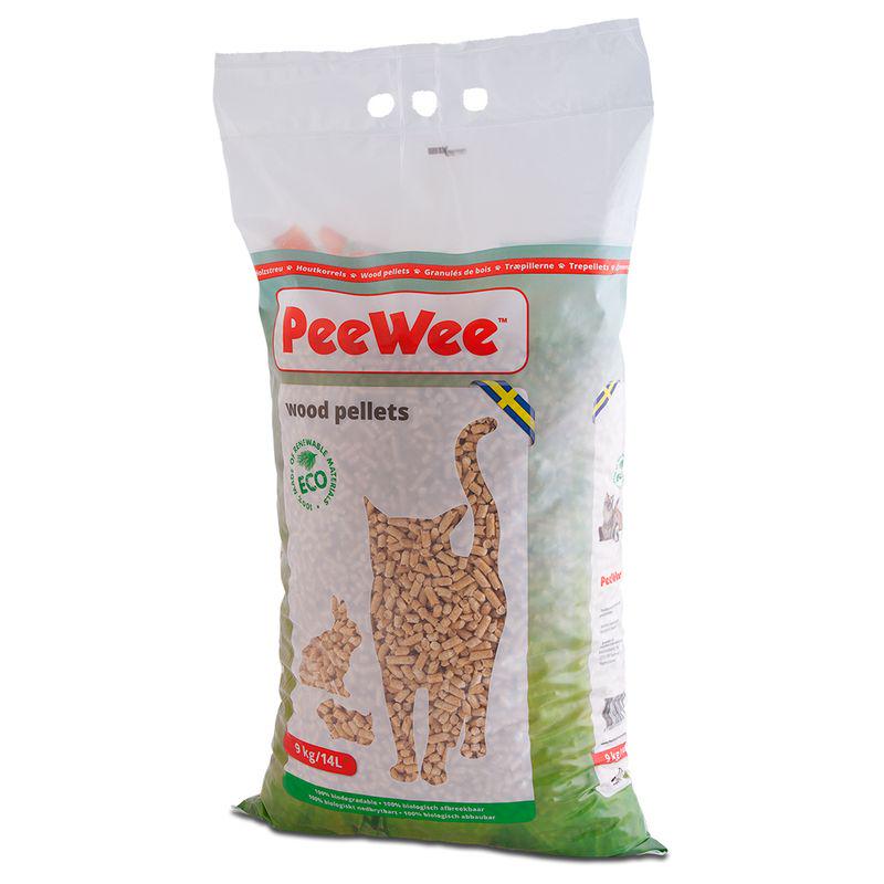 Cat litter wood pellets