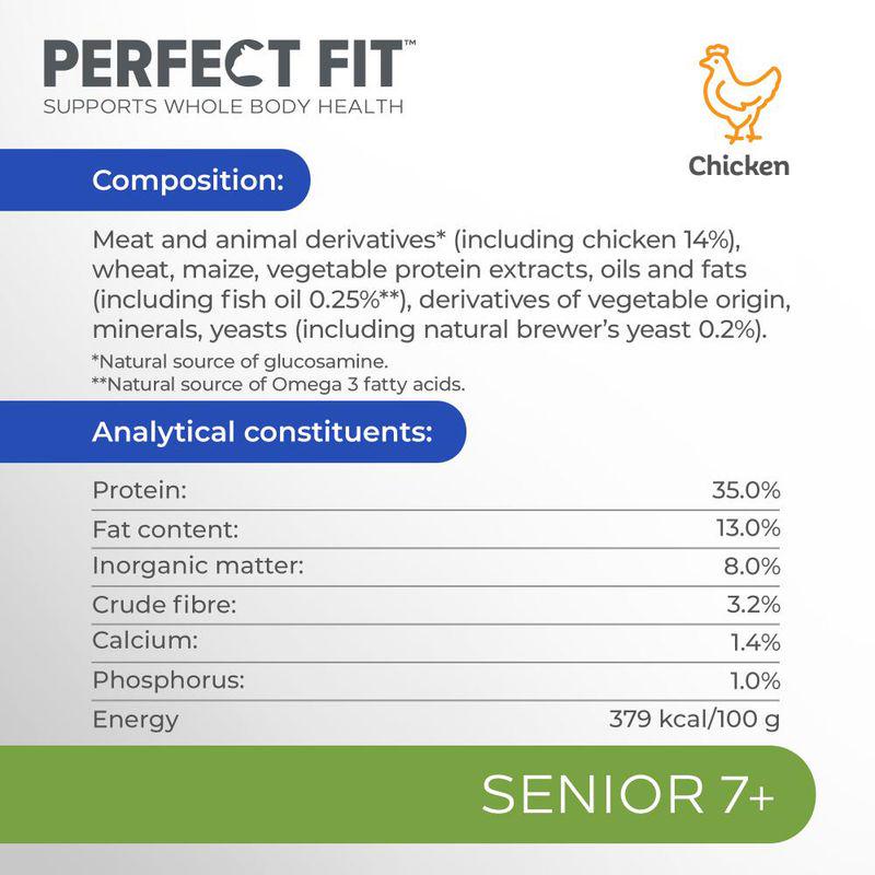 7+ years cat food with chicken