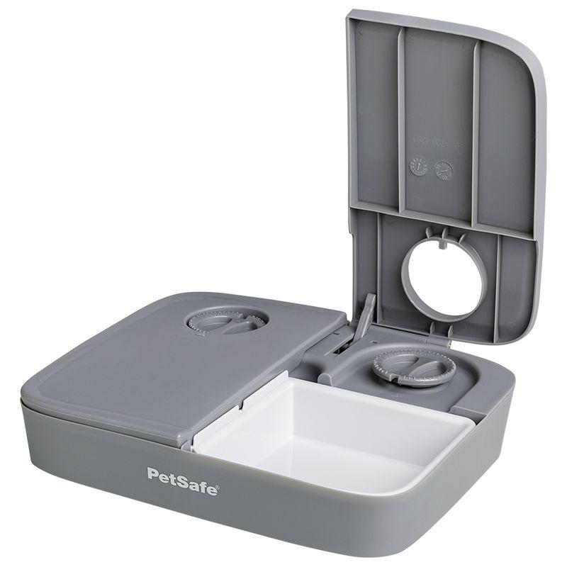 Dual compartment food tray