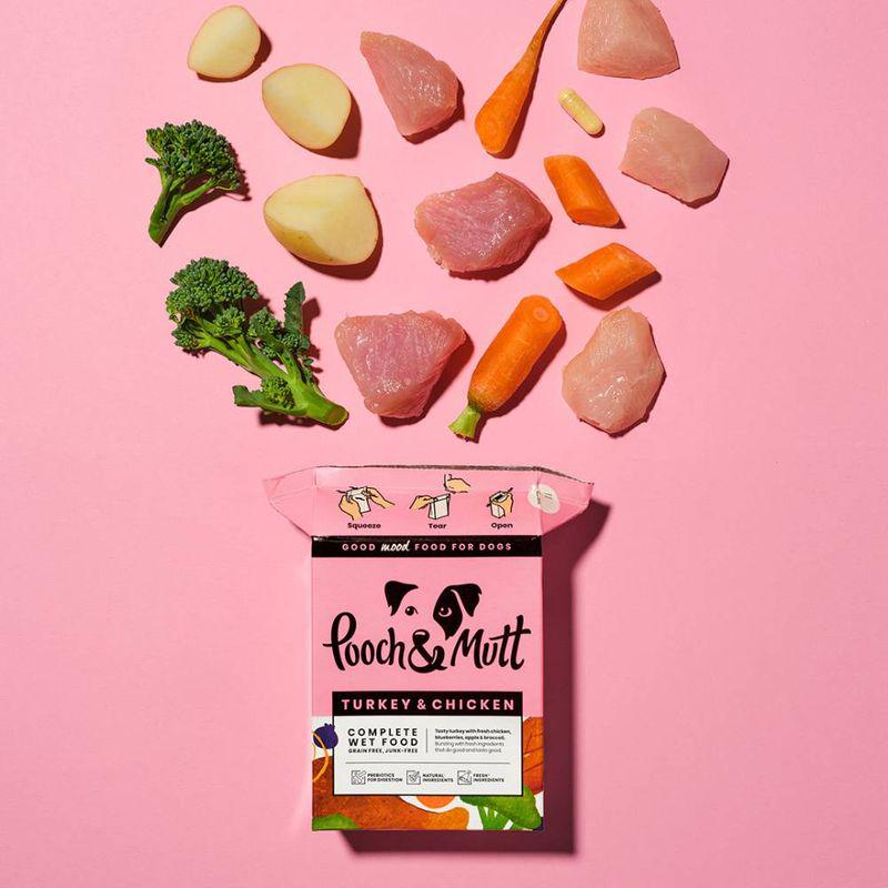 pooch mutt turkey chicken