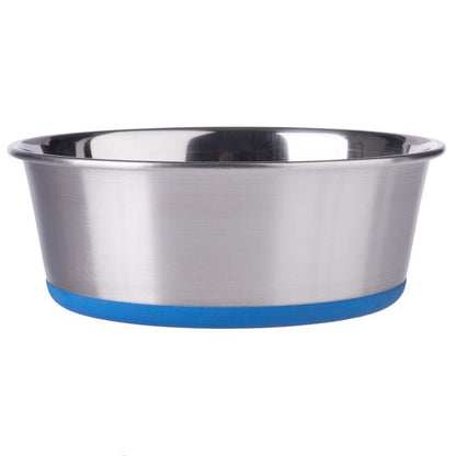 Non‑skid steel bowl