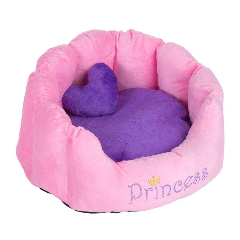 Plush pet bed