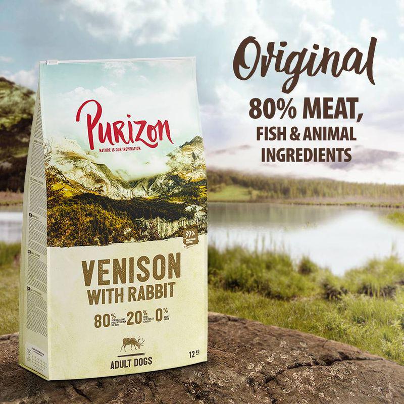 Purizon venison & rabbit kibble 12kg