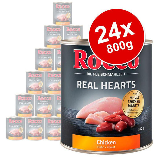 Rocco Real Hearts Saver Pack 24 x 800g