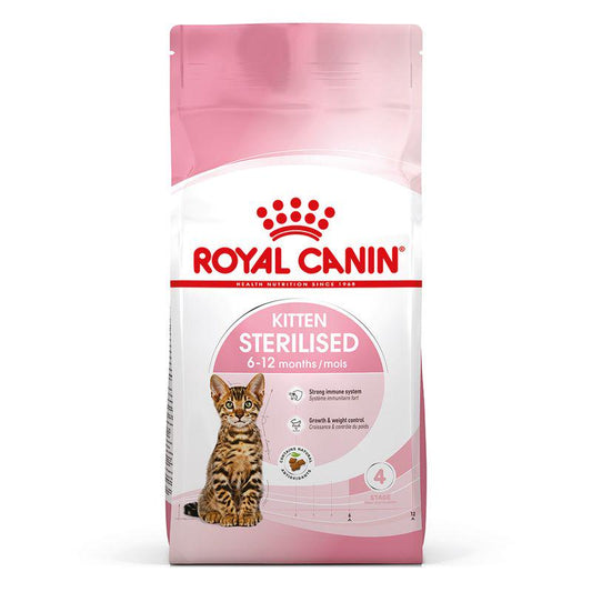Sterilised kitten dry kibble