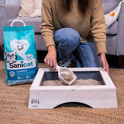 Odor control soap litter