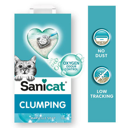 Soap scented cat litter