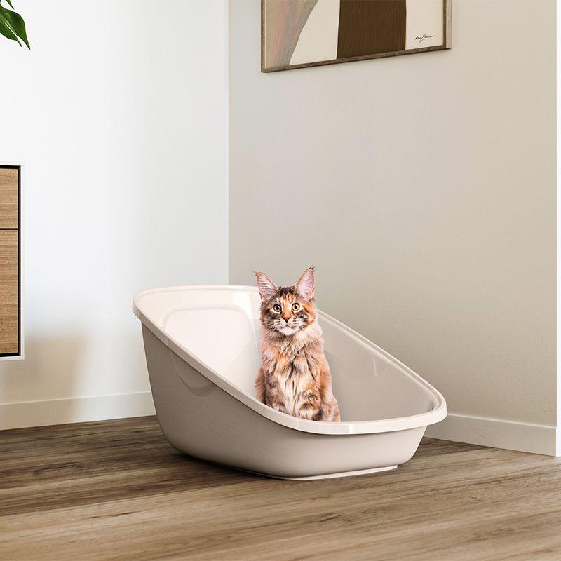 Aseo high-back litter box